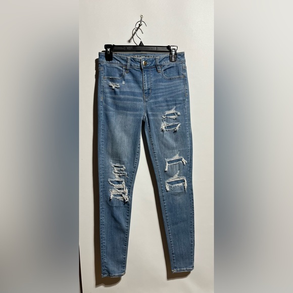American Eagle Super Stretch X Hi-Rise Jeggings Size 2 Regular Inseam 29” - Picture 1 of 4